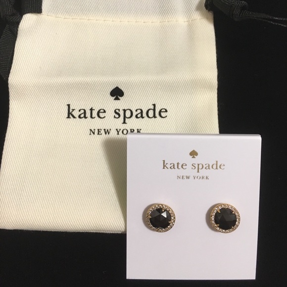 🆕KATE SPADE ♠️ - PAVE CRYSTAL HALO STUD EARRINGS - Picture 4 of 8